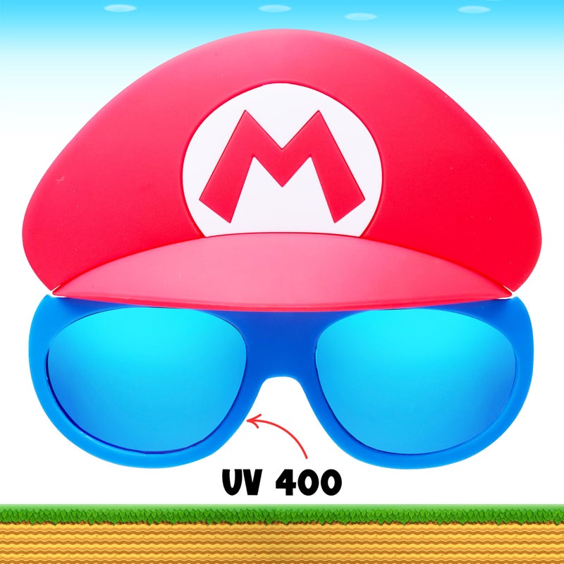 Sun-Staches Super Mario Child Sunglasses | Officially Licensed Nintendo Costume Accessory | UV 400 | One Size Fits Most - Image 4